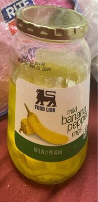 Banana Pepper Rings, Mild
