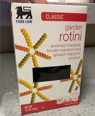 Classic Garden Rotini Enriched Macaroni, Tomato Macaroni And Spinach Macaroni Product , Classic
