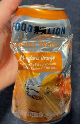 Mandarin Orange Flavored Seltzer Water, Mandarin Orange