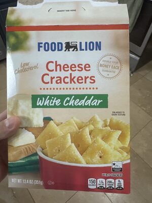 Food Lion, Cheese Crackers, White Cheddar, White Cheddar