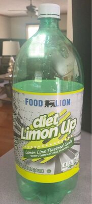 Lemon Lime Flavored Caffeine Free Soda, Lemon Lime