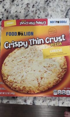 Crispy Thin Crust Pizza, Cheese