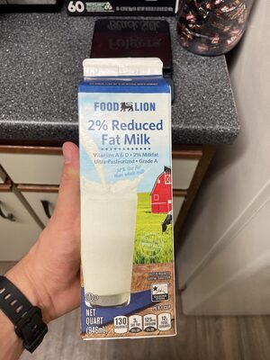 2% Reduced Fat Milk