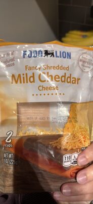Fancy Shredded Mild Cheddar Cheese, Mild Cheddar