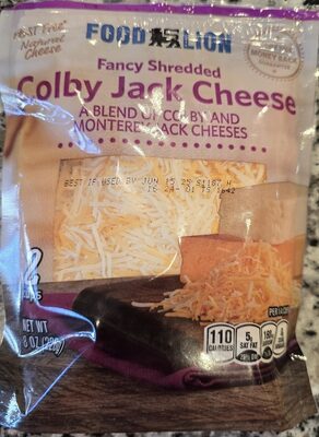 Food Lion, Natural Fancy Shredded Colby Jack Cheese