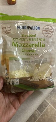 Food Lion, Natural Shredded Cheese, Mozzarella, Mozzarella
