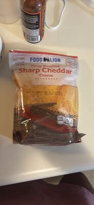 Natural Fancy Shredded Sharp Cheddar Cheese, Sharp Cheddar