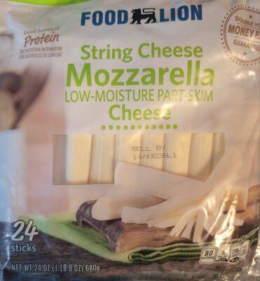 String Cheese Regular Low-Moisture Part-Skim Mozzarella Cheese, String Cheese