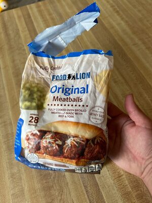 Original Fully Cooked Oven-Broiled Meatballs, Original