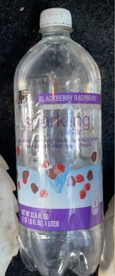 Blackberry Raspberry Flavored Sparkling Water Beverage, Blackberry Raspberry