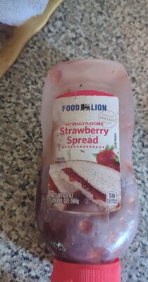 Food Lion, Flavored Spread, Strawberry, Strawberry