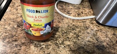 Food Lion, Thick & Chunk Salsa, Medium, Medium