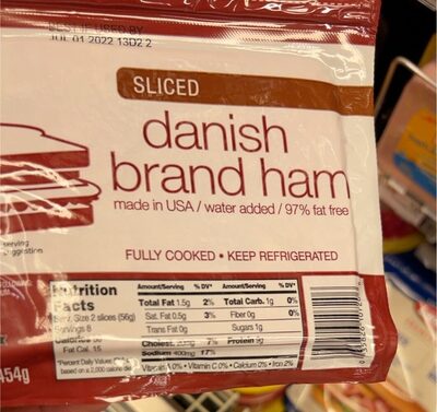 Sliced Danish Brand Ham