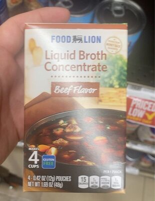 Beef Flavor Concentrate Liquid Broth, Beef