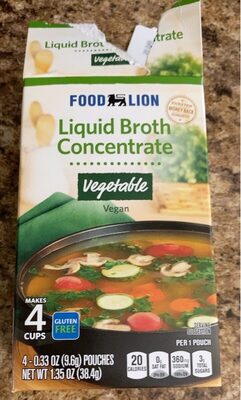 Vegetable Liquid Broth Concentrate, Vegetable