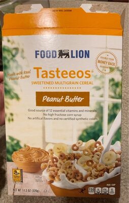 Peanut Butter Sweetened Multigrain Cereal, Peanut Butter