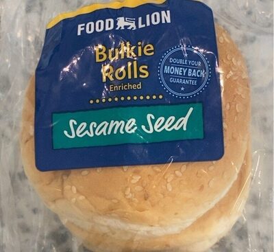 Seasame Seed Enriched Bulkie Rolls, Seasame Seed