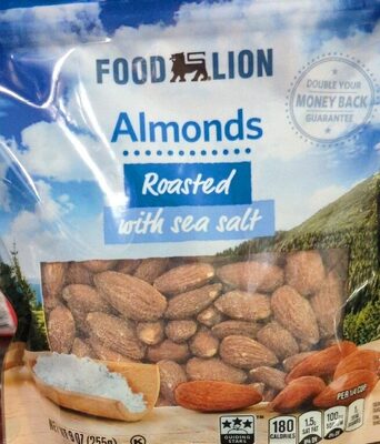 Roasted With Sea Salt Almonds, Roasted With Sea Salt