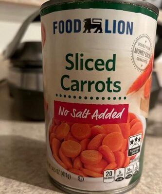 No Salt Added Sliced Carrots