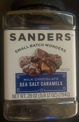 Milk Chocolate, Sea Salt Caramels