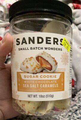 White Chocolate Sea Salt Caramels Sugar Cookie, White Chocolate Sea Salt Caramels