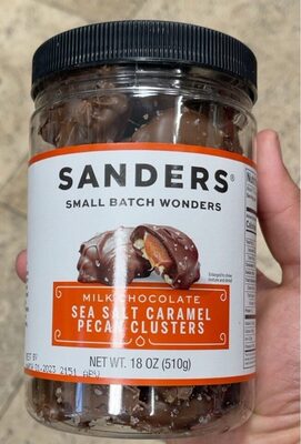 Sea Salt Caramel Pecan Clusters Milk Chocolate, Sea Salt Caramel Pecan Clusters