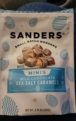 Milk Chocolate Sea Salt Caramels Minis, Milk Chocolate
