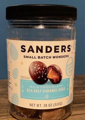 Milk Chocolate Sea Salt Caramel Eggs, Milk Chocolate