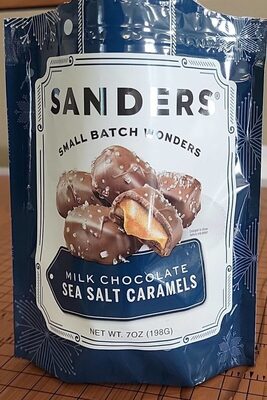 Milk Chocolate Sea Salt Caramels, Milk Chocolate
