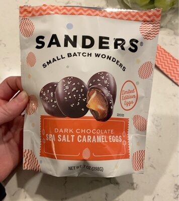 Dark Chocolate Sea Salt Caramel Eggs, Dark Chocolate Sea Salt Caramel