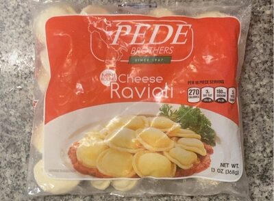 Mini Round Cheese Ravioli Pasta, Cheese