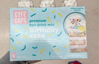 Birthday Cake With Marshmallows & Sprinkles Inclusions Hot Cocoa, Birthday Cake