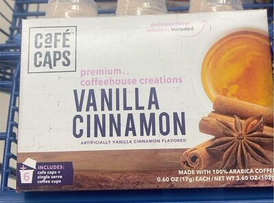 Vanilla Cinnamon With Vanilla Bits Inclusions Coffee, Vanilla; Cinnamon