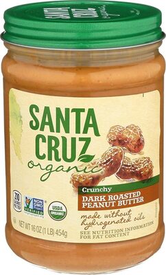 Crunchy Dark Roasted Peanut Butter, Crunchy Dark Roasted