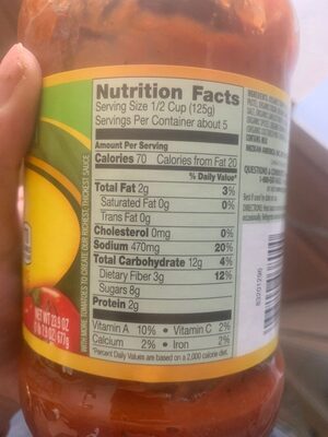 Organic Traditional Sauce, Traditional