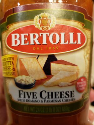Five Cheese With Romano & Parmesan Cheeses Sauce, Five Cheese