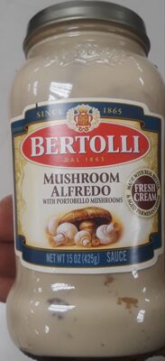 Mushroom Alfredo With Portobello Mushrooms Sauce, Mushroom Alfredo