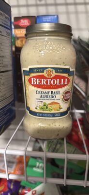 Creamy Basil Alfredo With Aged Parmesan Cheese Sauce, Creamy Basil Alfredo
