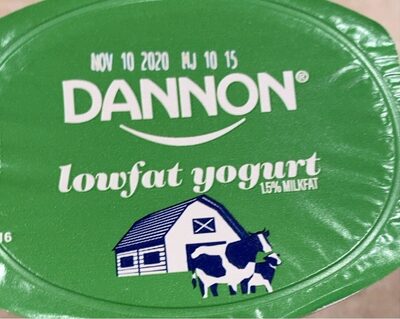 Dannon Plain Lowfat Yogurt 5.3 oz. Cup