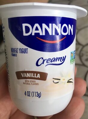 Vanilla Creamy Nonfat Yogurt, Vanilla
