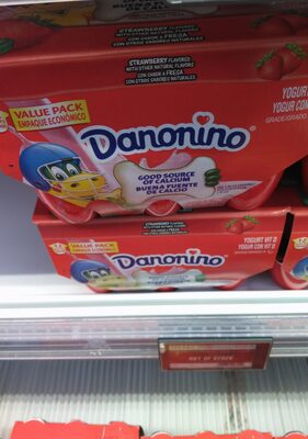 Danonino Dannon Yogurt Strawberry Dairy Snacks 12-1.76 oz. Cups