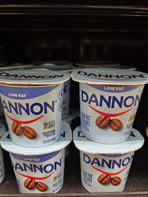 Dannon Classic Blended All Natural Coffee Lowfat Yogurt 5.3 oz. Cup