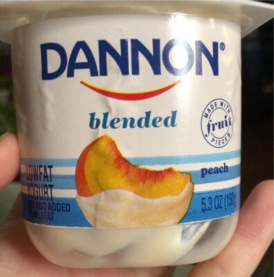 Peach Blended Lowfat Yogurt, Peach
