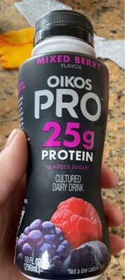 Mixed Berry Flavor Caffeinated & Cultured Dairy Drink, Mixed Berry