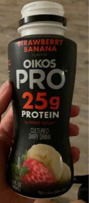Strawberry Banana Flavor Caffeinated & Cultured Dairy Drink, Strawberry Banana