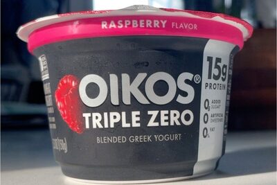 Raspberry Flavored Blended Greek Nonfat Yogurt, Raspberry