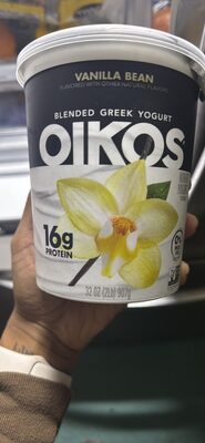 Vanilla Bean Blended Greek Nonfat Yogurt, Vanilla Bean