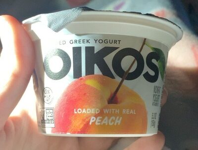 Blended Greek With Real Peach Nonfat Yogurt, Peach