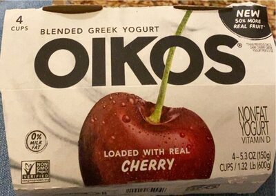Cherry Blended Greek Nonfat Yogurt, Cherry
