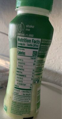 Chia Flax Hemp Seeds Pineapple Kiwi Cucumber Ginger Probiotic Lowfat Yogurt Drink, Chia, Flax, Hemp Seeds; Pineapple; Kiwi; Cucumber; Ginger